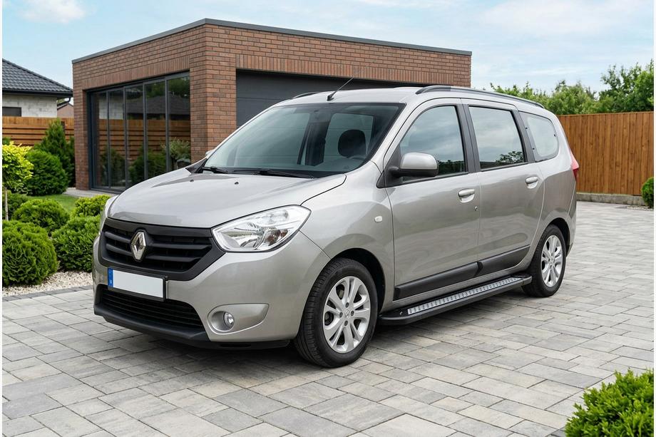 Dacia Lodgy 2012-2022 Seitenschweller New Vision Black (2 Stk., Aluminium) Image