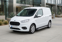 Ford Courier 2014-2023 Seitenschweller New Vision Black (2 Stk., Aluminium) Foto 1