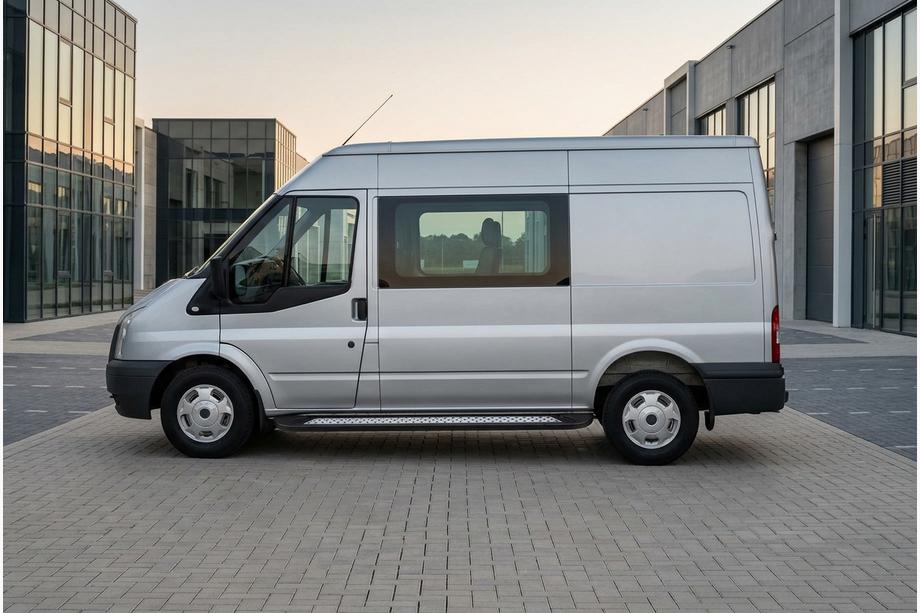 Ford Transit 2000–2014 Seitenschweller New Vision Black (2 Stk., Aluminium) L3/L4 (lang) Image