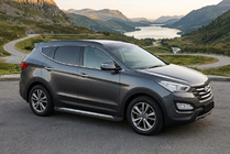 Hyundai Santa Fe 3 2012-2018 Seitenschweller New Vision Black (2 Stk., Aluminium) Foto 1