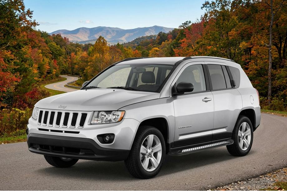 Jeep Compass 2006-2016 Seitenschweller New Vision Black (2 Stk., Aluminium) Image
