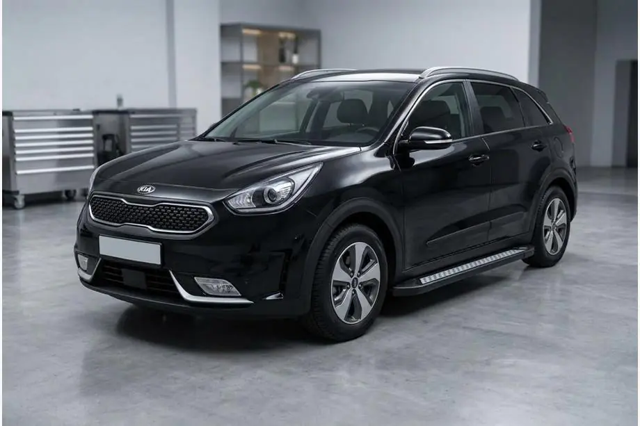 Kia Niro 2016–2021 Seitenschweller New Vision Black (2 Stk., Aluminium) Image