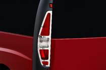 Fiat Doblo I 2001-2005 Chrom Blenden für Rückleuchten (2 Stk, Edelstahl) OmsaLine - Italienischer Edelstahl Foto 1