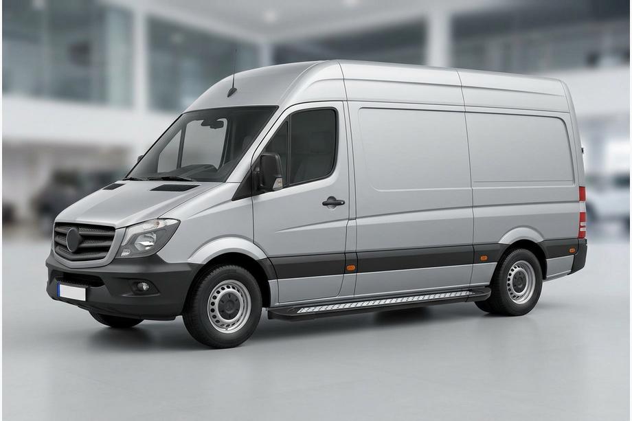 Mercedes Sprinter W906 2006–2018 Seitenschweller New Vision Black (2 Stk., Aluminium) Lang/ExtraLang Image