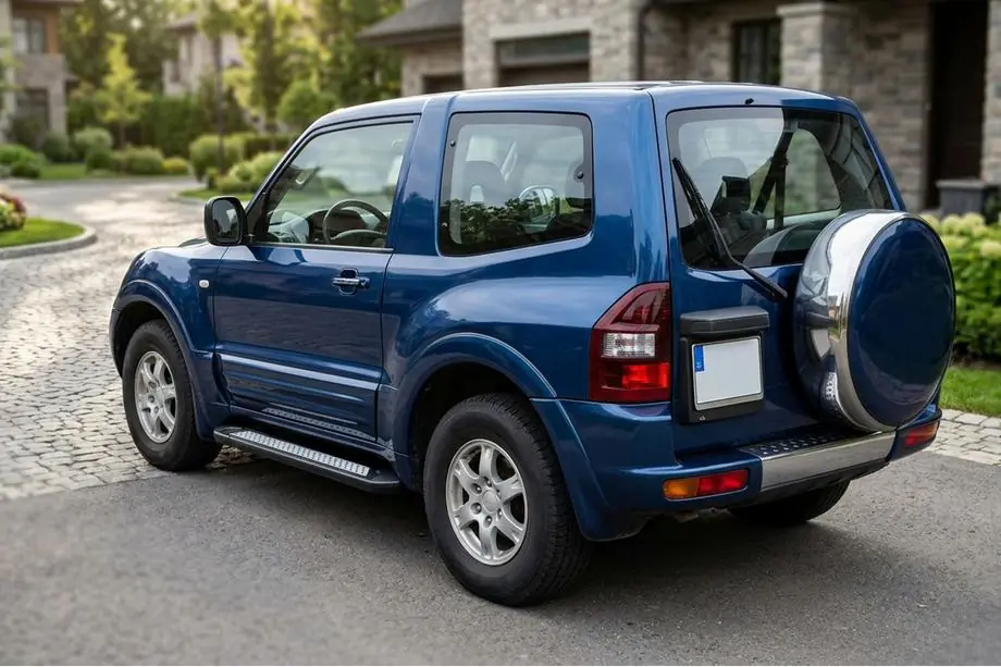 Mitsubishi Pajero Wagon III 1999-2006 Seitenschweller New Vision Black (2 Stk., Aluminium) Image