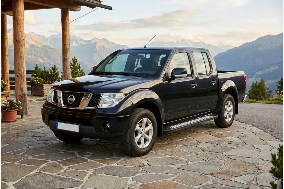 Nissan Navara 2006-2015 Seitenschweller New Vision Black (2 Stk., Aluminium) Image