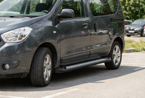 Renault Dokker 2013-2022 Seitenschweller New Vision Black (2 Stk., Aluminium) Foto 1