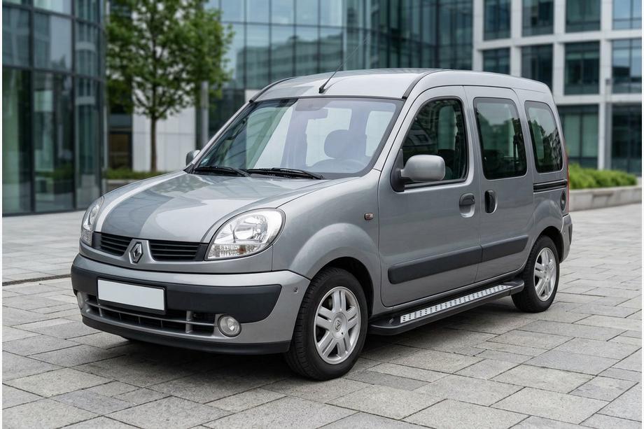 Renault Kangoo 1998-2008 Seitenschweller New Vision Black (2 Stk., Aluminium) Image