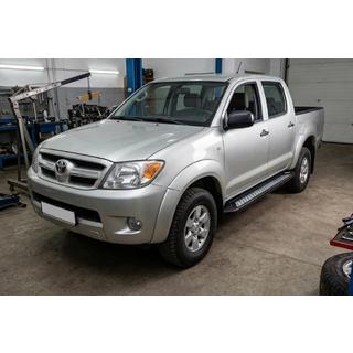 Seitenschweller New Vision Black (2 Stk., Aluminium) Toyota Hilux 2006-2015 Foto 1