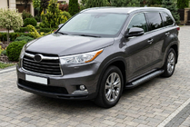 Toyota Highlander 2013-2019 Seitenschweller New Vision Black (2 Stk., Aluminium) Foto 1