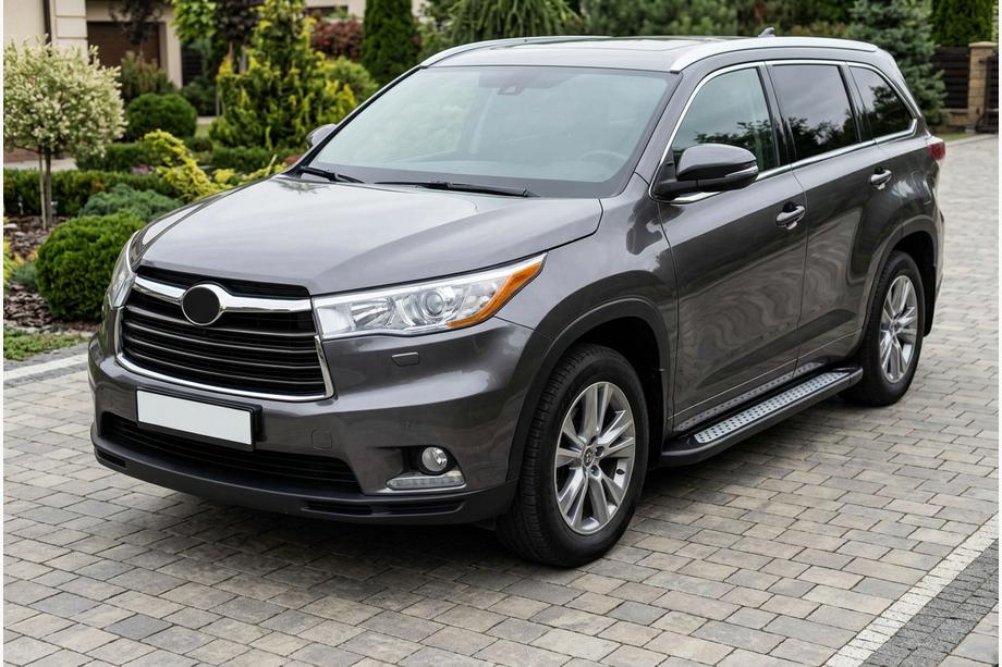 Toyota Highlander 2013-2019 Seitenschweller New Vision Black (2 Stk., Aluminium) Image