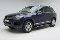 Volkswagen Touareg 2010-2018 Seitenschweller New Vision Black (2 Stk., Aluminium) Foto 1
