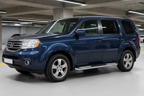 Honda Pilot 2008-2015 Seitenschweller Tayga V2 (2 Stk., Aluminium) Foto 1