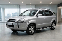 Hyundai Tucson JM 2004- Seitenschweller Tayga V2 (2 Stk., Aluminium) Foto 1