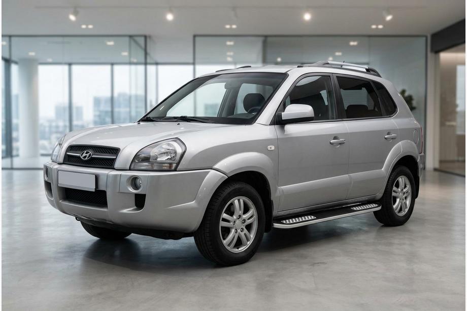 Hyundai Tucson JM 2004- Seitenschweller Tayga V2 (2 Stk., Aluminium) Image