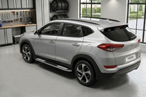 Hyundai Tucson TL 2016-2021 Seitenschweller Tayga V2 (2 Stk., Aluminium) Foto 1