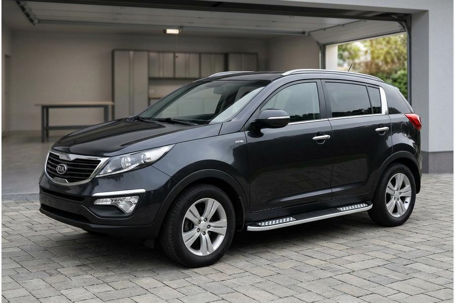 Kia Sportage 2010-2015 Seitenschweller Tayga V2 (2 Stk., Aluminium) Image