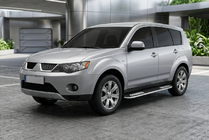 Mitsubishi Outlander 2006-2012 Seitenschweller Tayga V2 (2 Stk., Aluminium) Foto 1