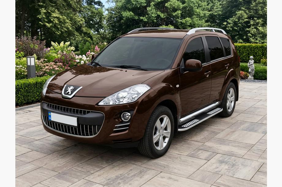 Peugeot 4007 2007-2013 Seitenschweller Tayga V2 (2 Stk., Aluminium) Image