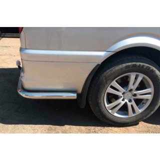 Hintere Eckschutzrohre AK003 (2 Stk., Edelstahl) Mercedes Vito W639 2004-2014 Foto 3