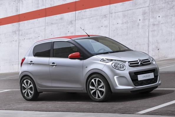 Übersicht fünftürige Fließheck Citroen C1