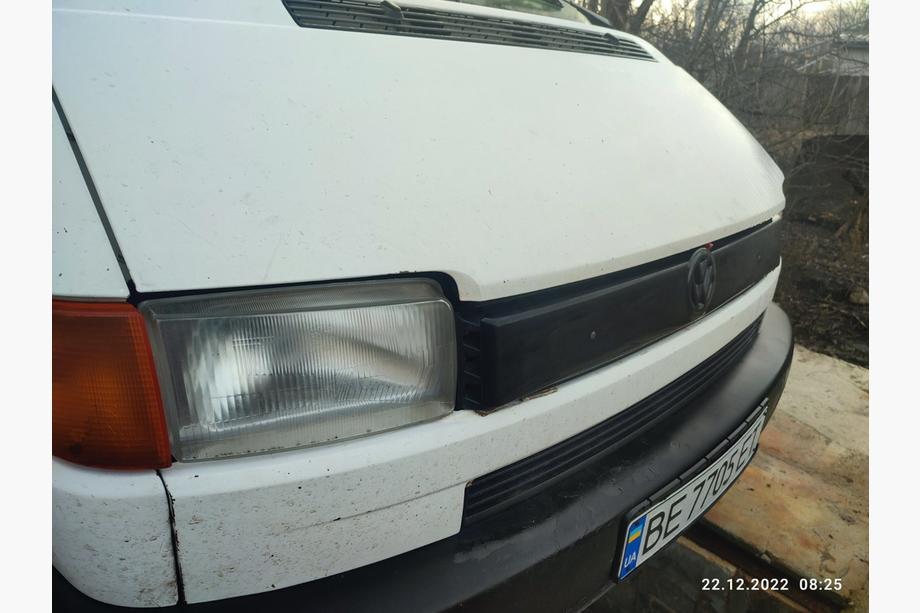 Volkswagen T4 Transporter 1990-2003 Winterabdeckung für Kühlergrill Glanzend fuer gerade Front Foto 5