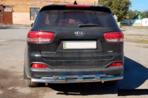 Kia Sorento II XM 2009-2014 Heckbügel AK015 (Edelstahl) Foto 3