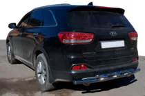 Kia Sorento II XM 2009-2014 Heckbügel AK015 (Edelstahl) Foto 1