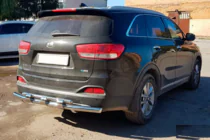 Kia Sorento II XM 2009-2014 Heckbügel AK015 (Edelstahl) Foto 2
