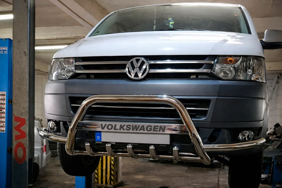 Volkswagen T5 2010-2015 Frontbügel WT004ST (Edelstahl) Image
