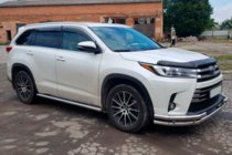 Toyota Highlander 2013-2019 Frontbügel ST-Special Edelstahl Foto 5