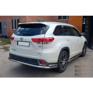 Heckschutz AK005-2 (2 Stk., Edelstahl) Toyota Highlander 2013-2019 Foto 2