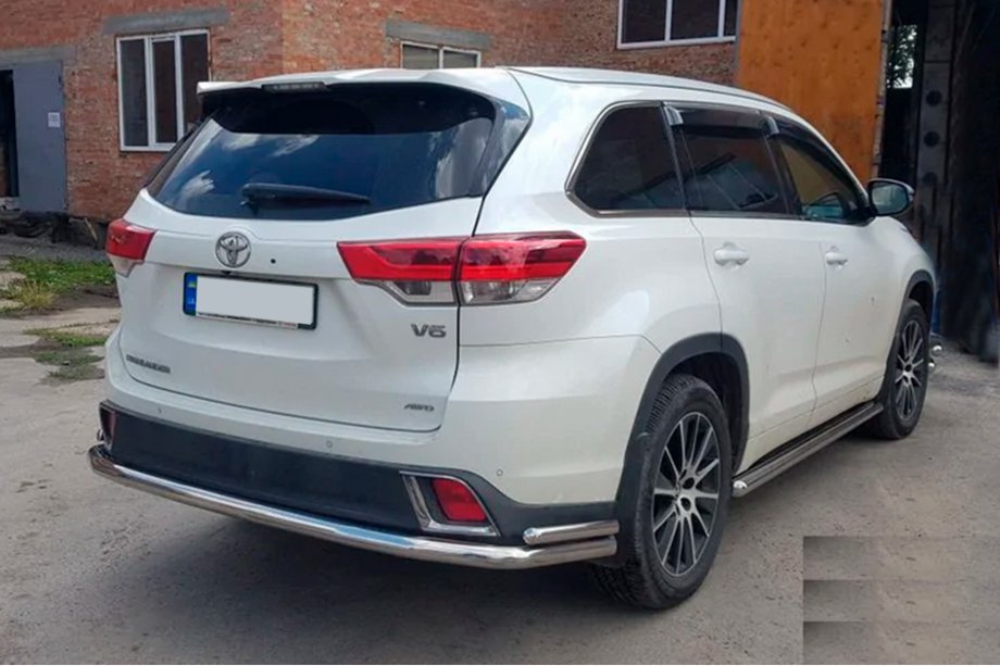 Toyota Highlander 2013-2019 Heckschutz AK005-2 (2 Stk., Edelstahl) Foto 2