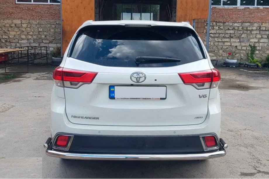Toyota Highlander 2013-2019 Heckschutz AK005-2 (2 Stk., Edelstahl) Foto 4