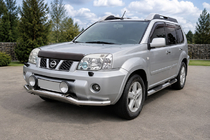 Nissan X-trail T30 2002-2007 Frontschutzbügel ST007 (Edelstahl) Foto 1