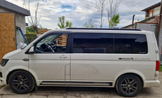 Volkswagen T5 Multivan 2003–2010 Integrierte Dachreling (schwarz) Foto 42
