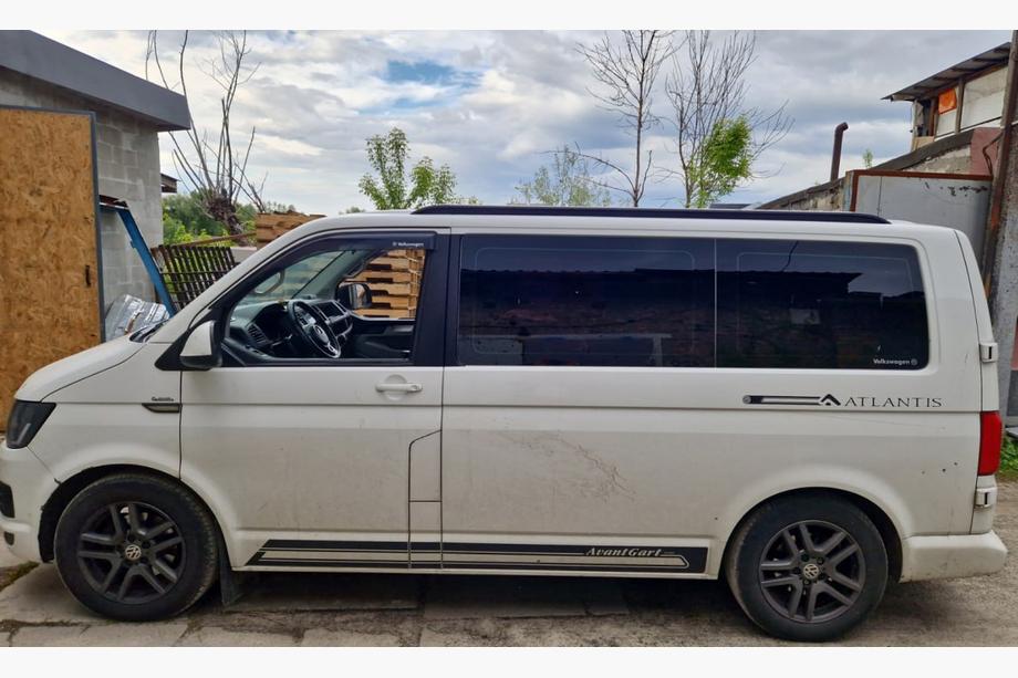 Volkswagen T5 2010-2015 Integrierte Dachreling (schwarz) Kurzer Radstand Foto 42