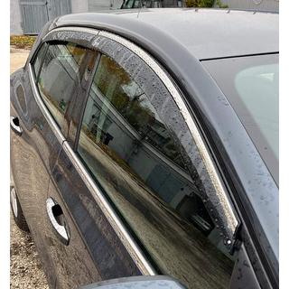Windabweiser mit Chromleiste HB (4 Stk, Niken) Renault Megane IV 2016-2025 Foto 1