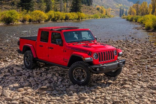 Übersicht Allradantrieb Rahmen Pick-up Jeep Gladiator