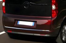 Fiat Doblo II 2010-2022 Kofferraumdeckel Leistenabdeckung Edelstahl Foto 5