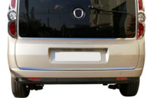 Fiat Doblo II 2010-2022 Kofferraumdeckel Leistenabdeckung Edelstahl Foto 1