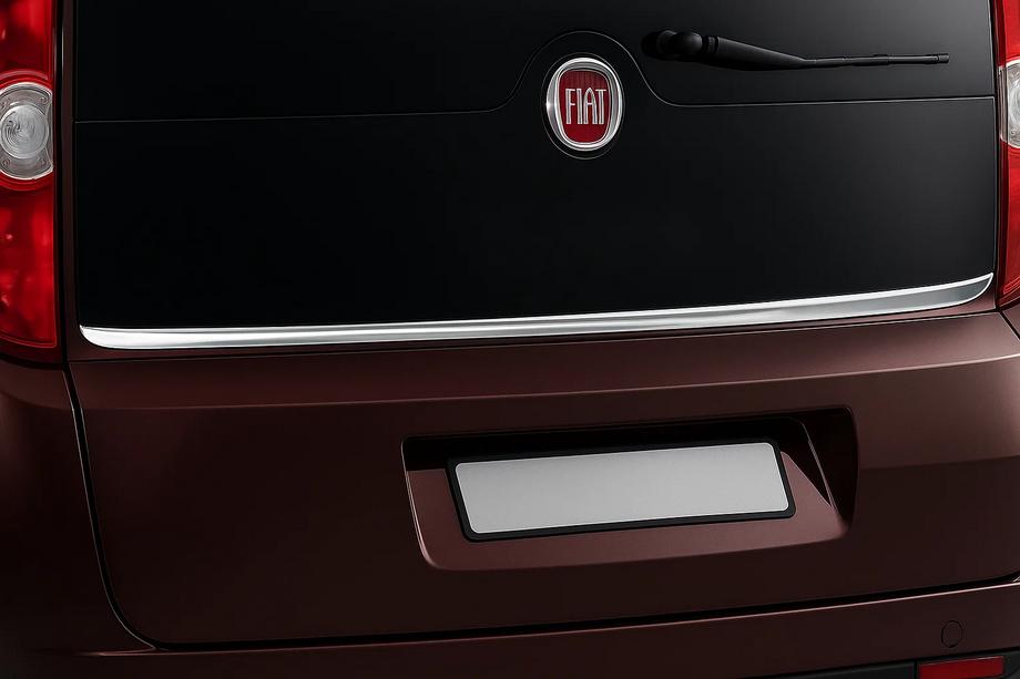 Fiat Doblo II 2010-2022 Zierleiste untere Kante Heckscheibe Edelstahl Image