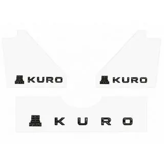 Emblem / Schriftzug KURO Black Edition (3 Stk.) Foto 2