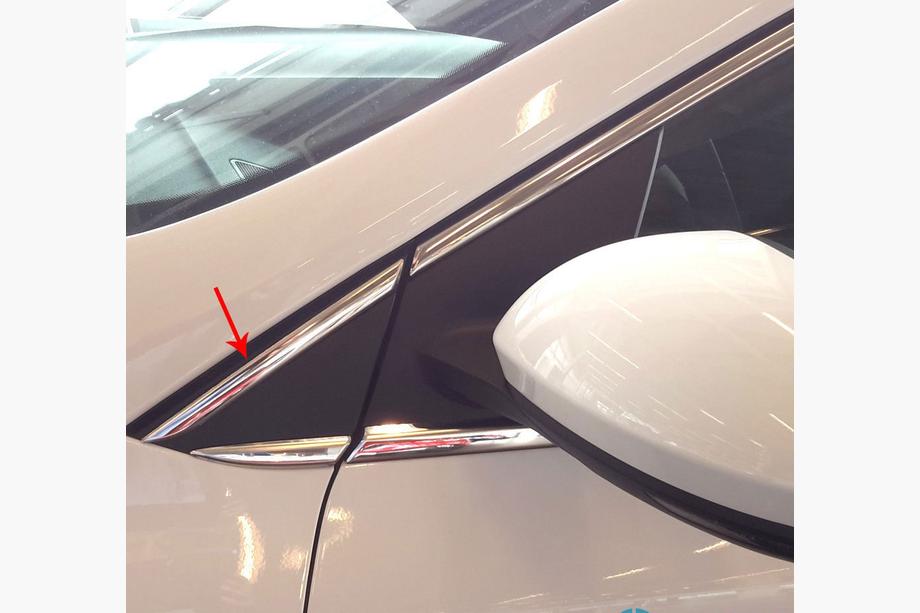 Renault Megane IV 2016-2025 Komplette Fensterumrandung (Sedan, 12-tlg., Edelstahl) OmsaLine - Italienischer Edelstahl Foto 3