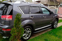 Mitsubishi Outlander 2006-2012 Trittbretter Bosphorus Grey (2 Stk., Aluminium) Foto 8