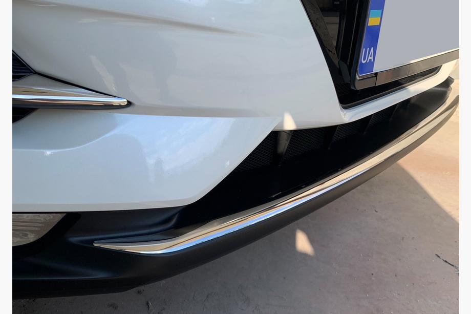 Nissan Qashqai 2014-2021 Edelstahl Frontstoßstangenschutz (2017↗︎) OmsaLine - Italienischer Edelstahl Image