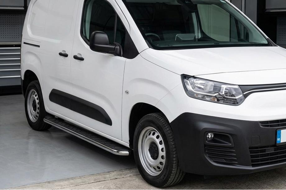 Peugeot Partner/Rifter 2019- Trittbretter Maydos V1 (2 Stk., Aluminium & Edelstahl) Image