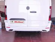 Mercedes Sprinter W907/W910 2018- Heckstoßstangenabdeckung (grundiert zum Lackieren) Foto 3