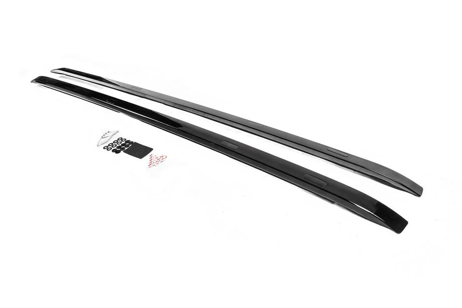 Toyota Land Cruiser 200 2007-2021 Schwarze Dachreling 2008-2015 (Lexus-Design 2018, 2 Stk) Image