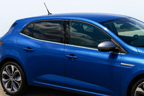 Renault Megane IV 2016-2025 Fensterunterkante Chromleisten (HB, 6 Stk, Edelstahl) Foto 1